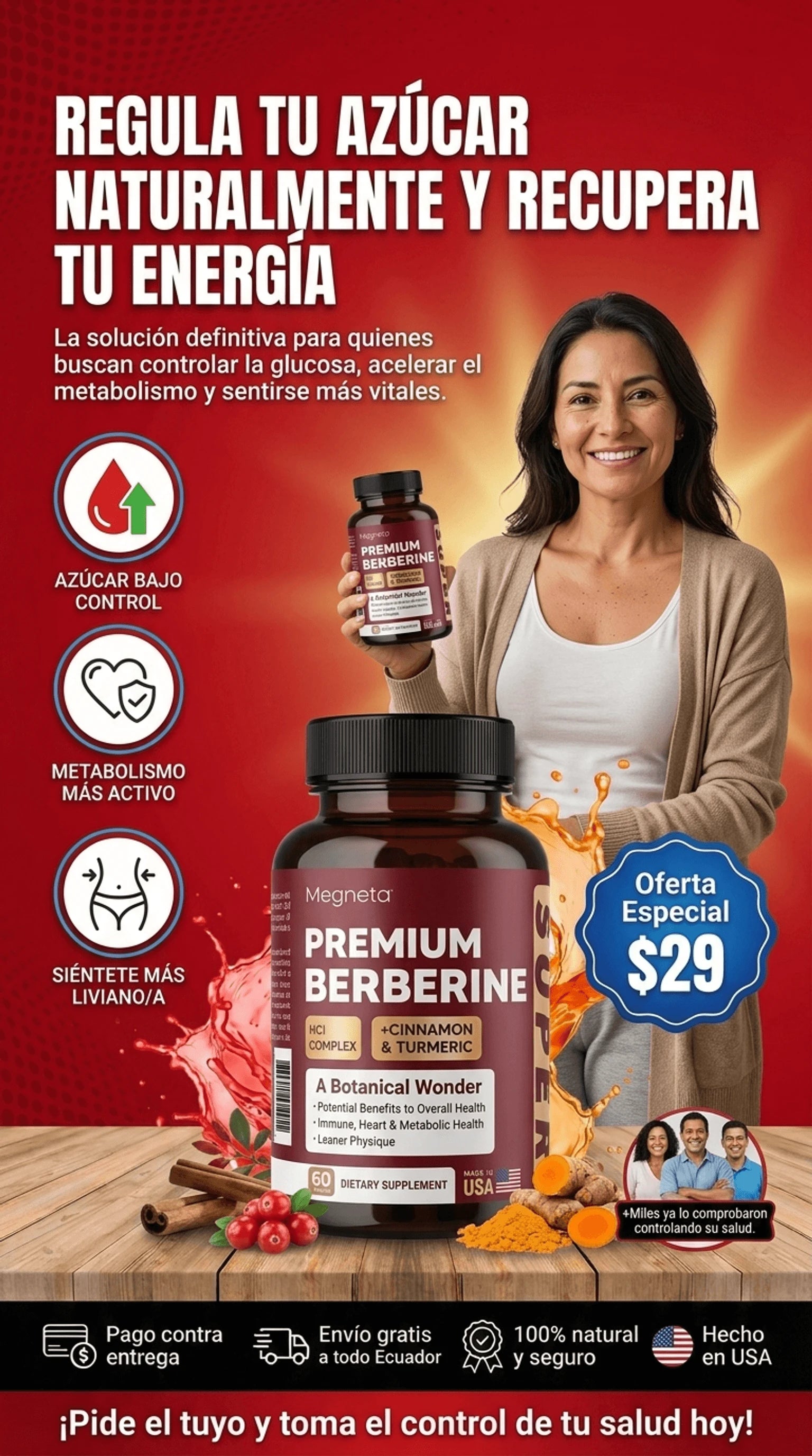 Megneta Premium Berberine — presentación del producto