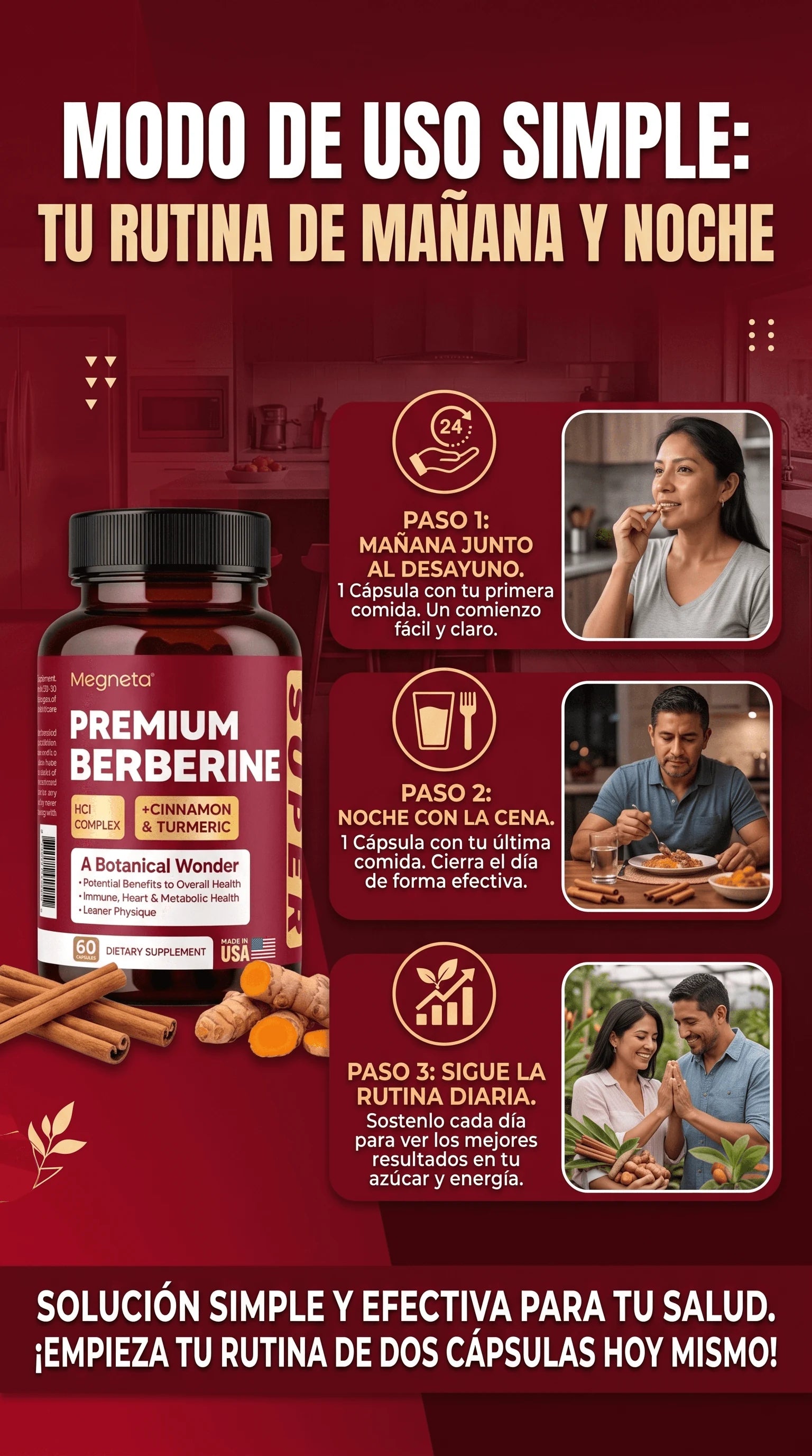 Modo de uso de Premium Berberine